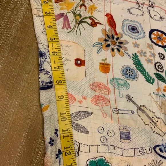 Anthropologie Lilka Floral and Script Pajama Pants - Picture 6 of 8